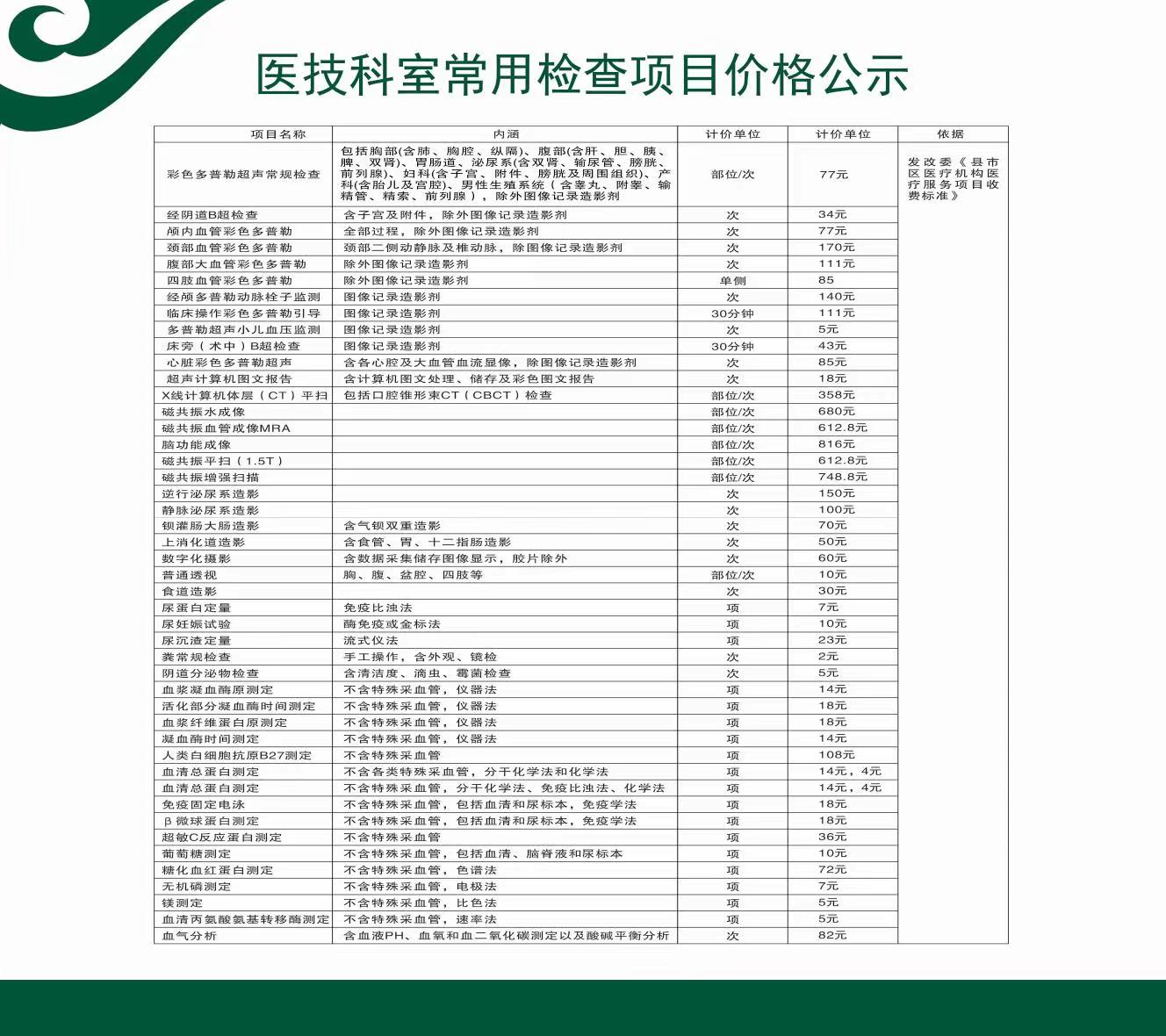 医技科室常用检查项目价格公式.jpg