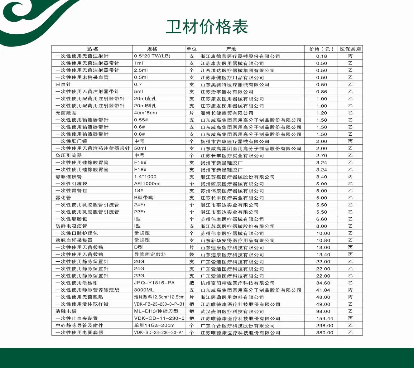 卫材价格表.jpg